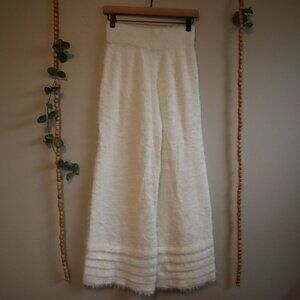PH5 Wide Leg Fuzzy Flared High Rise Pants Size Small